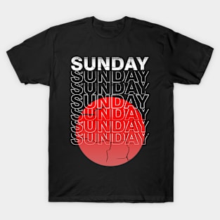 Sunday Retro Funny T-Shirt